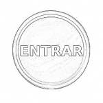 Dibujo para colorear Boton De Entrar En Blanco Y Negro Para Pintar Y Colorear