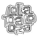 Dibujo para colorear lollapalooza logo coloring page
