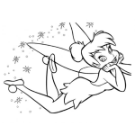 Dibujo para colorear Dibujo De Campanita Para Colorear En Linea