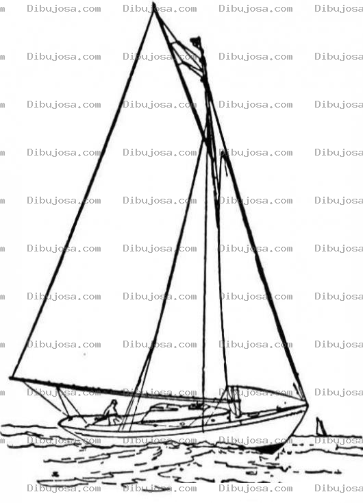 Dibujo para colorear Colorear Bote De Vela