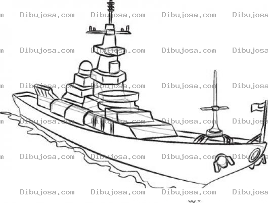 Dibujo para colorear Colorear Barco Fragata