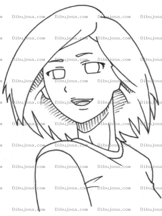 Dibujo para colorear Mujer De Ojos Blancos Para Pintar Y Colorear