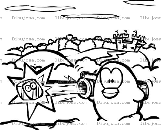 Dibujo para colorear Bazooka De Cubos De Hielo Para Pintar Y Colorear