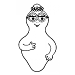 Dibujo para colorear Barbamama Para Colorear