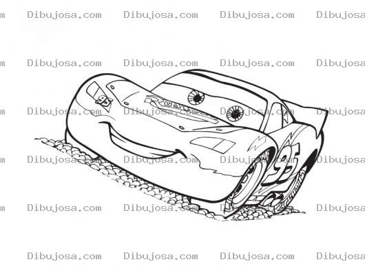 Dibujo para colorear Pintar carro rojo