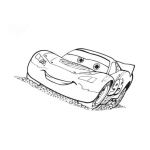 Dibujo para colorear Pintar carro rojo