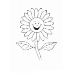 Dibujo para colorear Colorear Girasol