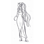 Dibujo para colorear Dibujo De La Ciguanaba Para Colorear