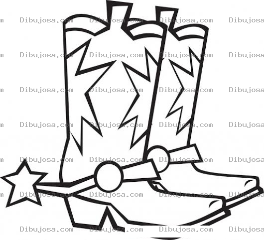 Dibujo para colorear Dibujo De Votas Vaqueras Para Colorear