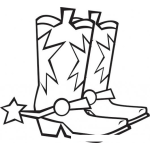 Dibujo para colorear Dibujo De Votas Vaqueras Para Colorear