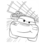 Dibujo para colorear Colorear disney cars