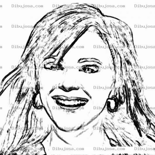 Dibujo para colorear Kate Gosselin  Coloring Page