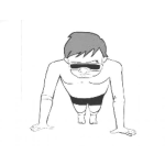 Dibujo para colorear Dibujo De Despechadas Para Colorear Dominadas Lagartijas