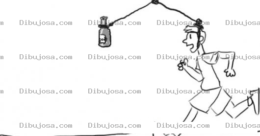 Dibujo para colorear Automotivacion De Maratonista Para Pintar Y Colorear
