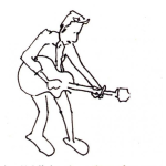 Dibujo para colorear Dibujo De Un Papa Con Guitarra Para Pintar Y Colorear