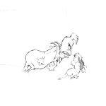 Dibujo para colorear Dibujo De El Grinch Verde De La Navidad Para Colorear
