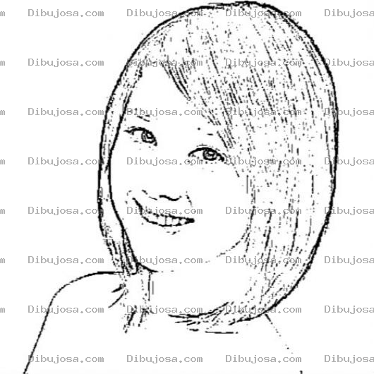 Dibujo para colorear Dibujo De Actriz Koreana Jan Na Ra Protagonista De La Teleserie Babyfaced Beauty Quien Actua Como Lee So Young Para Pintar Y Colorear