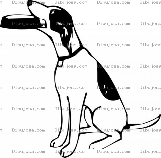 Dibujo para colorear La Necesidad Tiene Cara De Chucho Dibujo De Perro Pidiendo Comida Para Pintar Y Colorear