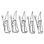 Dibujo para colorear Dibujo De Precesion De Cucuruchos En Semana Santa Para Pintar Y Colorear