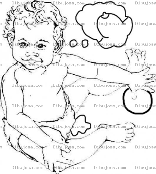 Dibujo para colorear Que Hace Un Bebe De Tres Meses Respuesta Desarrolla El Sentido Del Tacto La Motricidad De Sus Deditos Reconoce Caras Empieza A Reirse Agarra Objetos Y Desea Tomar Leche Materna