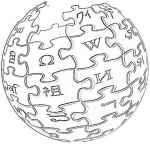 Dibujo para colorear Logo De Wikipedia Dibujo Del Mundo De Wikipedia Para Pintar Y Colorear