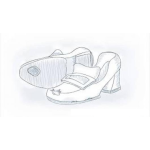 Dibujo para colorear Dibujo De Zapatos Gastados Para Pintar Y Colorear