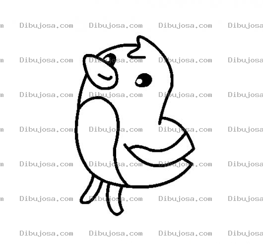 Dibujo para colorear Dibujo De Pajarito Bebe Para Pintar Y Colorear
