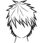 Dibujo para colorear Chico Descarado Dibujo De Muchacho Sin Cara Para Pintar Y Colorear