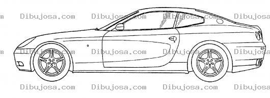 Dibujo para colorear Dibujo De Un Carro Sport Para Pintar Y Colorear