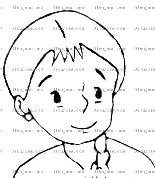 Dibujo para colorear Dibujo De Mujer Con Trenza En El Pelo Para Pintar Y Colorear