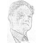 Dibujo para colorear George Soros Coloring Page