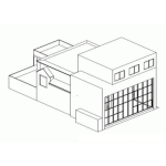 Dibujo para colorear Dibujo De Una Institucion Educativa Para Pintar Y Colorear