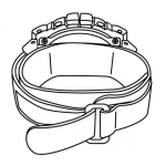 Dibujo para colorear Pulsera De Hule De Reloj Para Pintar Y Colorear