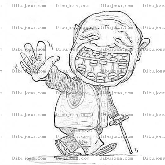 Dibujo para colorear Dientes De Abaco Para Pintar Y Colorear