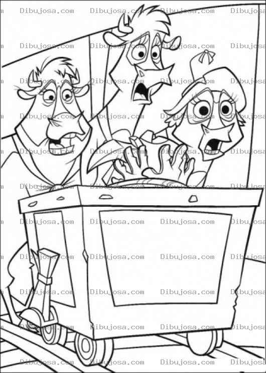 Dibujo para colorear Dibujo De Tres Vacas Para Colorear