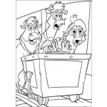 Dibujo para colorear Dibujo De Tres Vacas Para Colorear