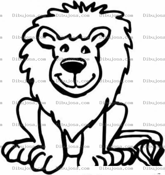 Dibujo para colorear Colorear Leon