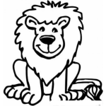 Dibujo para colorear Colorear Leon