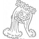 Dibujo para colorear Rapunzelita Dibujo De Princesita Rapunzel Para Colorear Y Pintar