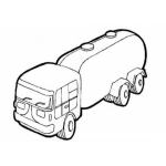 Dibujo para colorear Dibujo De Camion Cisterna Para Pintar Y Colorear