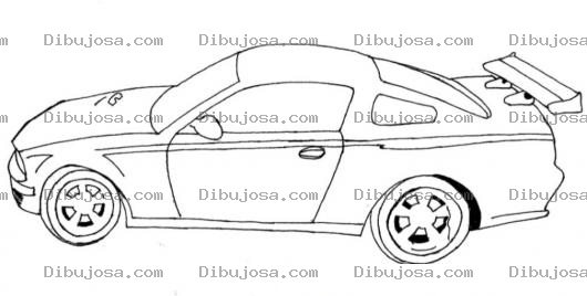 Dibujo para colorear Dibujo De Un Carro Deportivo Para Pintar Y Colorear