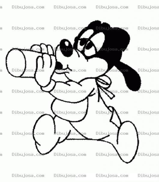 Dibujo para colorear Dibujo Del Hijo De Tribilin Para Pintar Y Colorear A Tribilinsito