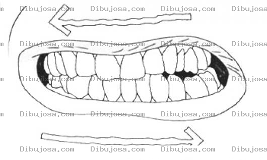 Dibujo para colorear Rechinar Los Dientes Durmiendo Es Una Enfermedad Llamada Bruxismo Dibujo De Brooksismo Para Pintar Y Colorear