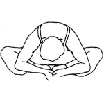 Dibujo para colorear Estiramiento De Yoga Para Pintar Y Colorear