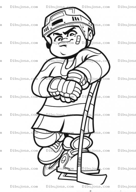 Dibujo para colorear Dibujo De Chico Rudo Para Pintar Y Colorear