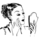 Dibujo para colorear Dibujo De Mujer Narcicista Y Vanidosa Para Pintar Y Colorear