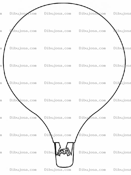 Dibujo para colorear Dibujo De Un Globo Aerostatico Para Pintar Y Colorear