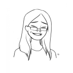 Dibujo para colorear Colorear Chinita Con Lenters