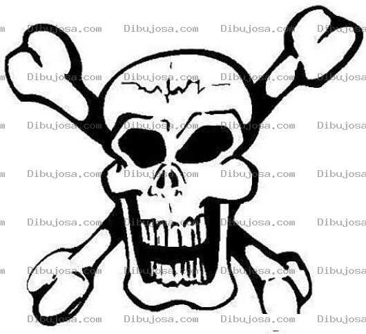 Dibujo para colorear La Calaca Para Colorear La Calabera