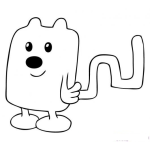 Dibujo para colorear Gubsi Gua Gua Para Colorear